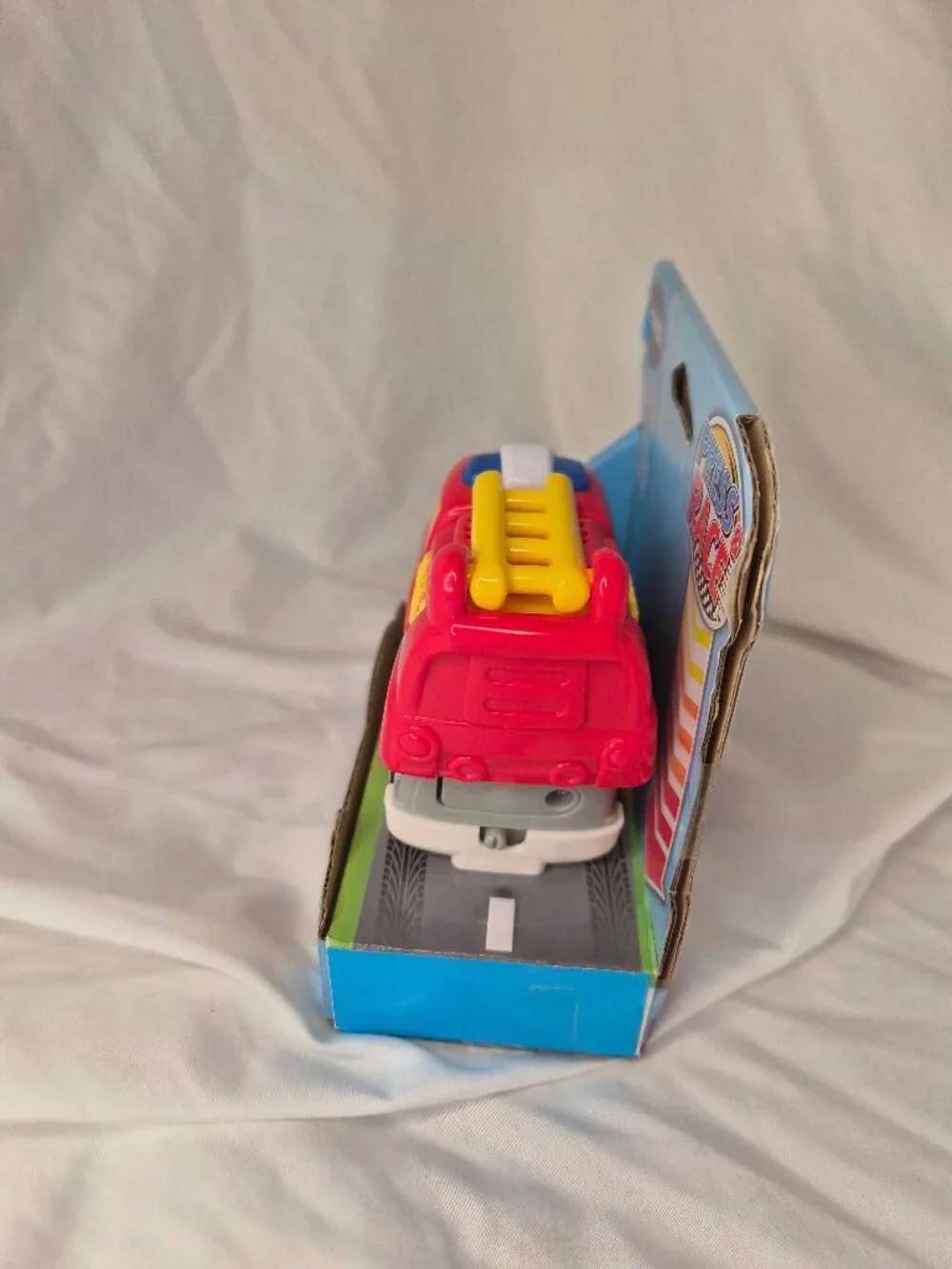 VTech Go! Go! Smart Wheels Press & Race Fire Truck Felix Toy NIB